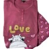 Pigiama Donna 100% Cotone Caldo Crazy Farm 15656 Fine Serie Outlet -Intimo Bello Negozio 1031c616 5c64 4f16 a2df d0d193aca600
