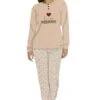 Pigiama Donna 100% Cotone Caldo Invernale You&me 270 -Intimo Bello Negozio 270 you