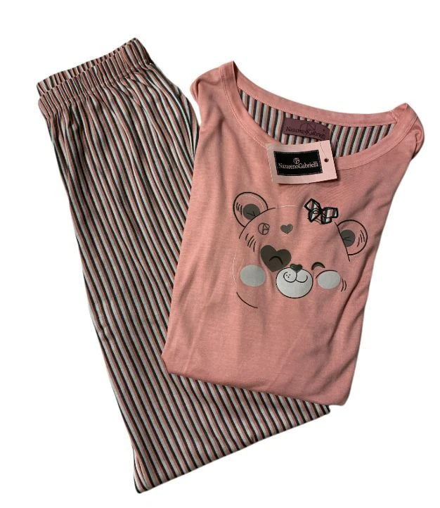 Pigiama Donna M/L100% Cotone Nazzareno Gabrielli 3030 Outlet 1 Pigiama Donna M/L100% Cotone Nazzareno Gabrielli 3030 Outlet