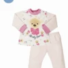 Pigiama Neonata Cotone Felpato Ellepi 4047 Prezzo Promozionale -Intimo Bello Negozio 4047 2