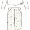 Pigiama Donna Fila 4069 Cotone Caldo Invernale -Intimo Bello Negozio 4069 1