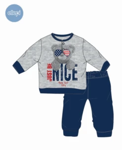 Pigiama Bambino Cotone Caldo Felpato Ellepi 4077 Special Price