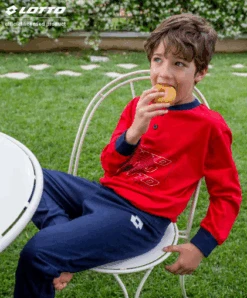 Pigiama Bambino Lungo Cotone Jersey Lotto 4137 Outlet