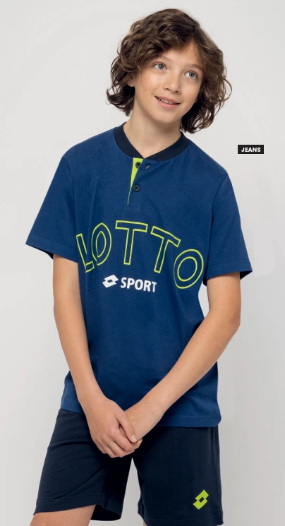 Completo Ragazzo Corto Lotto Sport 4157 Outlet 1 Completo Ragazzo Corto Lotto Sport 4157 Outlet