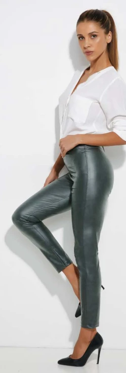 Leggins Donna Similpelle Jadea 4395 2 Leggins Donna Similpelle Jadea 4395 - immagine 2