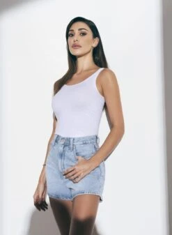 Canottiera Donna Modal Costine Elastico Jadea 4511