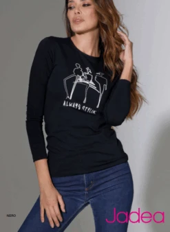 Maglia Donna Manica Lunga Moda Jadea 4532 Outlet