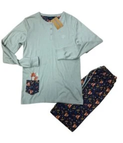 Pigiama Donna 100% Cotone Invernale Nazzareno Gabrielli 5011 Outlet