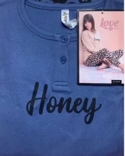 Pigiama Donna Caldo Cotone Invernale Love And Bra 50199 5 Pigiama Donna Caldo Cotone Invernale Love And Bra 50199 -Intimo Bello Negozio 50199 bl