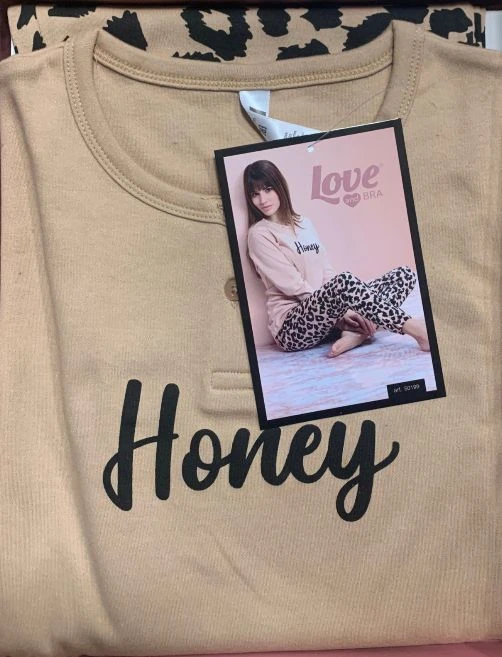 Pigiama Donna Caldo Cotone Invernale Love And Bra 50199 2 Pigiama Donna Caldo Cotone Invernale Love And Bra 50199 - immagine 2