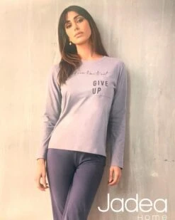 Pigiama Donna Cotone Caldo Jadea Home 5164