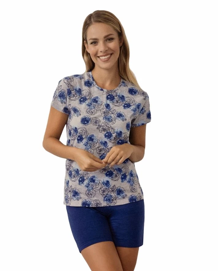 Pigiama Donna Corto 100% Cotone IL GRANCHIO Lady 817 Special Price 2 Pigiama Donna Corto 100% Cotone IL GRANCHIO Lady 817 Special Price - immagine 2