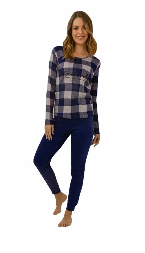 Pigiama Donna 100% Caldo Cotone Il Granchio 6004 1 Pigiama Donna 100% Caldo Cotone Il Granchio 6004