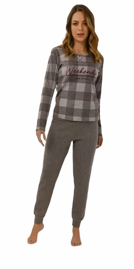 Pigiama Donna 100% Caldo Cotone Il Granchio 6004 2 Pigiama Donna 100% Caldo Cotone Il Granchio 6004 - immagine 2