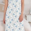 Camicia Da Notte Spalla Larga 100% Cotone Jersey Linclalor 74432 -Intimo Bello Negozio 74432