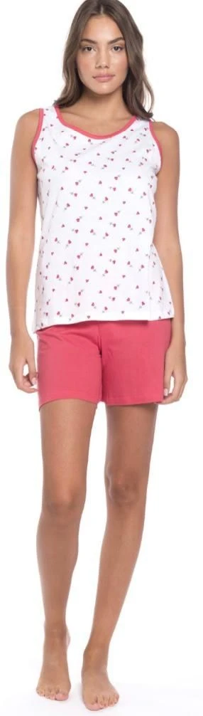 Pigiama Donna Canottiera Calibrato 100% Cotone Karelpiu' 8314 1 Pigiama Donna Canottiera Calibrato 100% Cotone Karelpiu' 8314