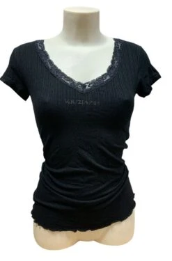 Maglia Donna Mezza Manica Viscosa Elasticizzata Krizia 8645 Outlet