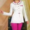 Pigiama Donna Calibrato 100% Caldo Cotone Linclalor 92826 Outlet -Intimo Bello Negozio 92826
