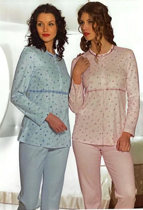 Pigiama Donna Aperto 100% Caldo Cotone Linclalor 92690 Outlet 1 Pigiama Donna Aperto 100% Caldo Cotone Linclalor 92690 Outlet