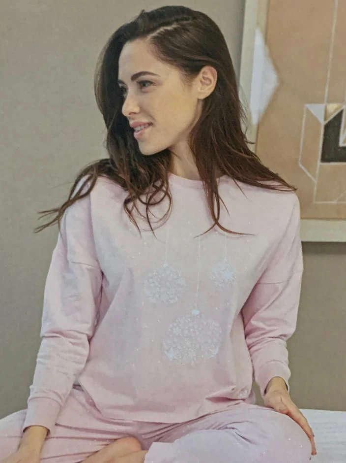 Pigiama Donna Fila 4070 Cotone Caldo Invernale 3 Pigiama Donna Fila 4070 Cotone Caldo Invernale - immagine 3