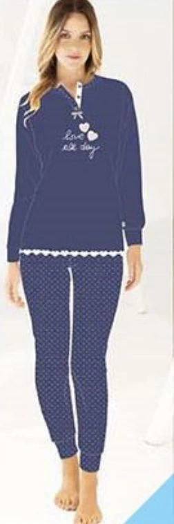 Pigiama Donna 100% Cotone Jersey Irge 2321 2 Pigiama Donna 100% Cotone Jersey Irge 2321 - immagine 2