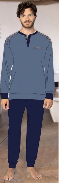 Pigiama Uomo 100% Caldo Cotone Invernale Irge 2410 -Intimo Bello Negozio c29f3f54 d62e 4f9e 93c6 4a768d1aa6b3