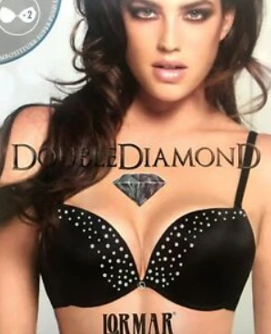 Reggiseno Super Push Up + 2 Taglie Microfibra Lormar Double Diamont Outlet 1 Reggiseno Super Push Up + 2 Taglie Microfibra Lormar Double Diamont Outlet