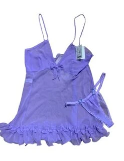 Completo Donna Sexy Tulle Babydoll Foemina Eda Outlet -Intimo Bello Negozio eda 2 1
