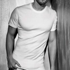 Maglia Uomo T-Shirt Girocollo 100% Cotone Invernale Interlok Enrico Coveri 1200