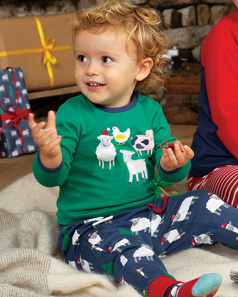 Intimo Bello Negozio -Intimo Bello Negozio frugi pigiama bimbo stargaze jade fattoria in festa cotone bio pigiami 70713 zoom