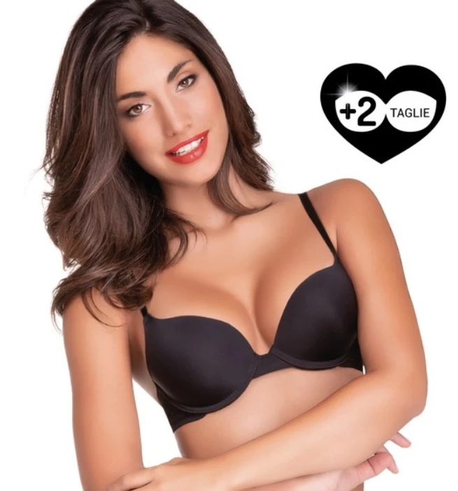 Reggiseno Super Push-Up Microfibra Con Ferretto LoveandBra Art. Incredibile 2 Reggiseno Super Push-Up Microfibra Con Ferretto LoveandBra Art. Incredibile - immagine 2