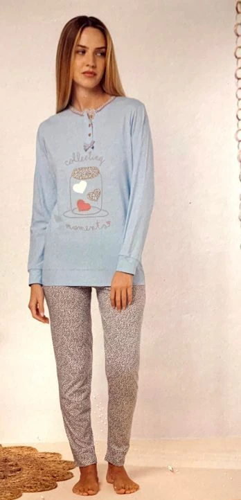 Pigiama Donna 100% Cotone Jersey Irge 2301 1 Pigiama Donna 100% Cotone Jersey Irge 2301