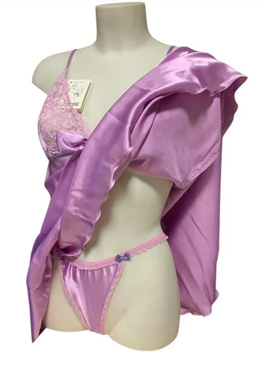 Completo Donna Raso Babydoll Foemina Lorella Outlet 3 Completo Donna Raso Babydoll Foemina Lorella Outlet - immagine 3