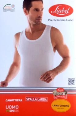 Canottiera Uomo Lanacotone Liabel 5321 223