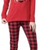 Pigiama Donna Natalizio Caldo Cotone Cocobaci 5996 5 Pigiama Donna Natalizio Caldo Cotone Cocobaci 5996 -Intimo Bello Negozio r 2