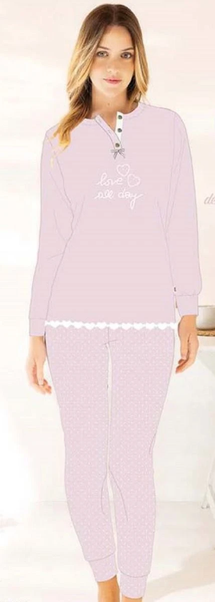 Pigiama Donna 100% Cotone Jersey Irge 2321 3 Pigiama Donna 100% Cotone Jersey Irge 2321 - immagine 3